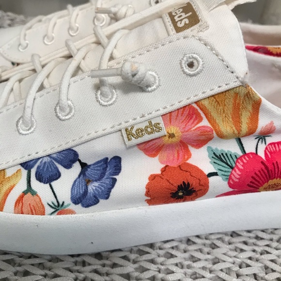 NWT Keds X Rifle Paper Co Kickback Blossom Sneakers - Picture 9 of 16